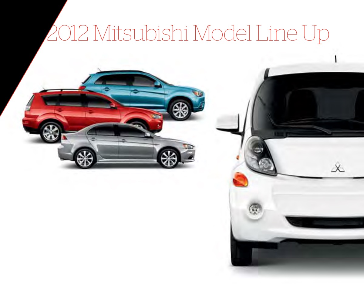2012 Mitsubishi Full-Line Brochure